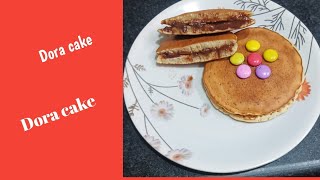 Dora cake pan cake Dora cake recipecooking easyrecipe recipe [upl. by Llenehs]