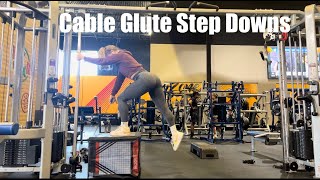 Cable Glute Step Downs [upl. by Piggy]