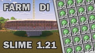 FARM DI SLIME SUPEREFFICIENTE PER MINECRAFT 121  MINECRAFT JAVA [upl. by Renner]