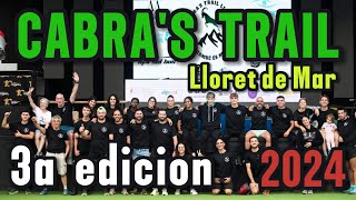 Cabras Trail Lloret de Mar 2024 🏃💪⛰️🌞 Con CAÍDA en directo [upl. by Yllaw]