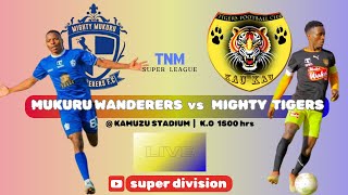 Mighty Mukuru Wanderers vs Mighty Tigers Malawi TM Super League [upl. by Narmak]