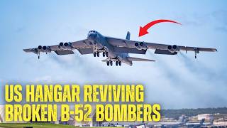 Inside the Massive US Hangar Reviving Broken B52 Bombers [upl. by Igig]