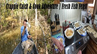 Crappie Catch amp Cook Adventure  Fresh Fish Feast [upl. by Charyl349]