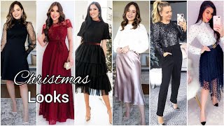 LOOKS para NAVIDAD 202425 IDEAS de OUTFITS ELEGANTES de NAVIDAD [upl. by Tran]