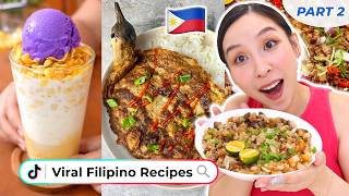 I Tried Viral Filipino TikTok Recipes🇵🇭 Part 2 [upl. by Strep]