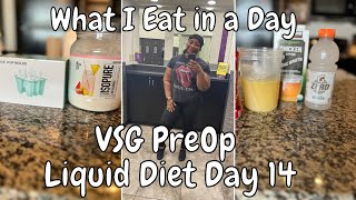 Pre amp Post Op Liquid Diet for Weight Loss Surgery  PreOp Day 14 [upl. by Basilius]