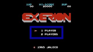 【ファミコンNES】エクセリオンEXERION【けんけん最強伝説EL けんけん＠EL】 [upl. by Analah]