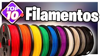 🔥 ¿Cuál es el MEJOR FILAMENTO para imprimir en impresora 3D ➡️Mis TOP 10⬅️ 2021 [upl. by Bergquist868]