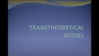 TRANSTHEORETICAL MODEL OF CHANGE Model dalam promosi kesehatan [upl. by Nnylaehs320]