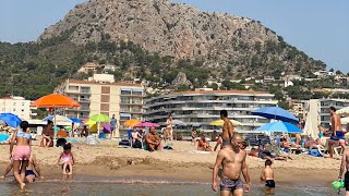 A Ride On A Pedalo Boat At Estartit Beach  Costa Brava  Spain August 2021 [upl. by Carolynne]