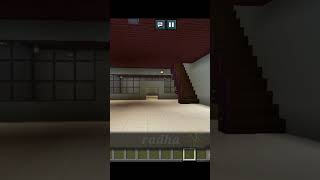 hotel Room in Minecraft world 🌎🌍 [upl. by Crescin]