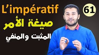 تعليم الفرنسية للمبتدئين 61 صيغة الأمر المثبت والمنفي L’IMPÉRATIF فرنشاوي [upl. by Dodwell897]