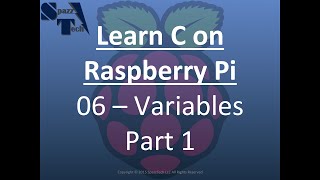 Learn C Programming on Raspberry Pi  06  char and int Varial Types [upl. by Hanover119]