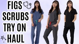 FIGS Scrubs Try On Haul First Impressions Petite Sizing I TIFFANYRN [upl. by Coralie]