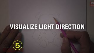 How to Visualize the Light Direction In Your Drawings Must Have Skills 7 [upl. by Benedikt]