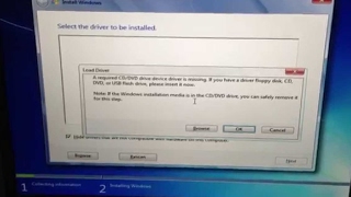 Windows 7 Installation CD or DVD drivers not found Error Bug Fix [upl. by Gluck]