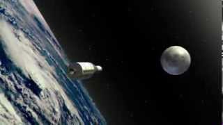 Apollo 11 moon landing animation [upl. by Bourke570]