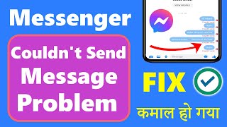 SOLVED Messenger Couldnt Send the Message Problem [upl. by Lainad]