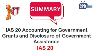 How to Account for Government Grants IAS 20  applies in 2024 [upl. by Eiggep]