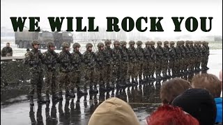 Swiss Army Dance  We Will Rock You [upl. by Ettena]