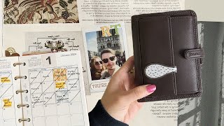 Filofax Ranger Pocket Flip Through  Wallet  EDC planner  Sleepynotesclub [upl. by Terza]