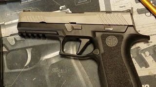 SIG P320 X5 Grip  First Look and Magazine Compatability [upl. by Alla]