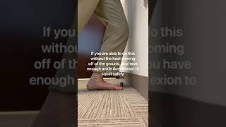 Testing Ankle Dorsiflexion [upl. by Haek998]