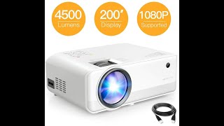 Mini Projector APEMAN 4500 Lumen 1080P [upl. by Attenra108]