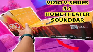 VIZIO VSeries 51 Home Theater Soundbar with DTS Virtual V51xJ6 Unboxing and Sound Test [upl. by Delmor]