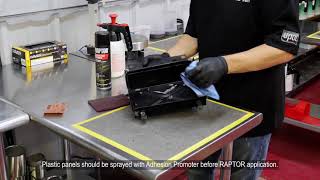 RAPTOR 2K Bedliner Aerosols  Surface Preparation [upl. by Ed]