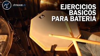 Ejercicios Basicos Para Bateria  4 Rudimentos Basicos [upl. by Consolata]