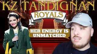 She Transforms Music  KZ Tandingan  Royals Lorde Cover Reaction  Singer 2018 [upl. by Ainnat]