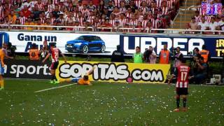 CHIVAS CAMPEÓN 2017 Goles y Resumen Chivas 21 Tigres GLOBAL 43 FINAL de VUELTA Estadio Chivas [upl. by Shifra]