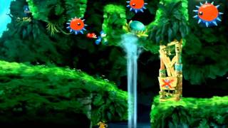 Rayman Origins  Playthrough Part 4  Jibberish Jungle  Go With The Flow ENG [upl. by Eiraminot]