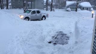 2012 Nissan Frontier plowing [upl. by Allicerp]