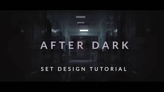 AFTER DARK trailer Cinematic Set Design in Sketchup [upl. by Anetsirhc]