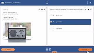 Luisteren examen A2 nieuw systeem 3 vragen [upl. by Senoj]