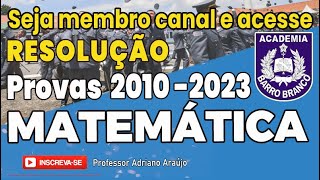 Solução prova de MATEMÁTICA e FÍSICA do Barro Branco ano 2023 [upl. by Epner285]