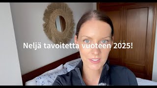 Neljä tavoitetta vuodelle 2025 [upl. by Belcher563]