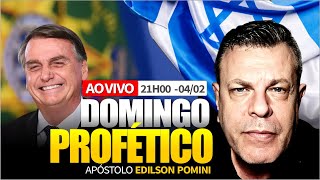 🔴 DOMINGO PROFÉTICO  APÓSTOLO EDILSON POMINI 04022024 [upl. by Nosnehpets]