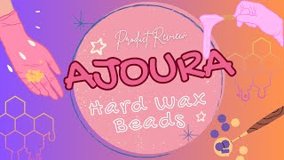 WAXING AT HOME 🏠  AJOURA Hard Wax Beads  Product Review  AMAZON [upl. by Anin]