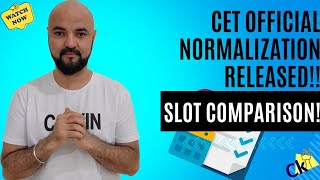 CET Official Normalization Out Slot 1 vs 2 vs 3 vs 6 Comparison of Slots [upl. by Dikmen]