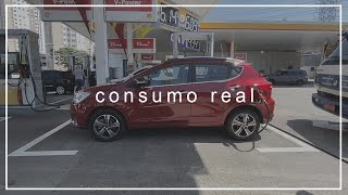 CONSUMO REAL do JAC T40 CVT PLUS 2022 ⛽  Aferição na BOMBA [upl. by Nyvlem]