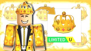 CARA DAPETIN ITEM GRATIS DI ROBLOX😍 FREE ITEM Royal Basketball Crown [upl. by Grubb]