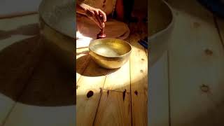 Tibetan Singing Bowl · Water Cymatics · Sound Healing [upl. by Ailis]