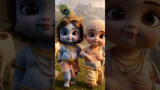 Krishna aur Sudama amazing video 🙏shortvideo Krishna and Sudama dwarkadhishstatus [upl. by Namruht]