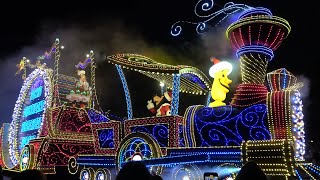 TDL 2023東京ディズニーランド 「エレクトリカルパレード・ドリームライツ」クリスマスVer Tokyo Disneyland “Electrical Parade Dreamlights” [upl. by Lucier97]