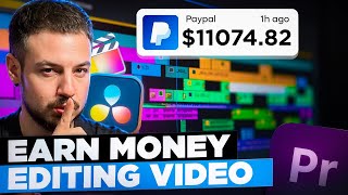 Earn 8200 per month EDITING VIDEOS  Simple Earn [upl. by Anahsahs]