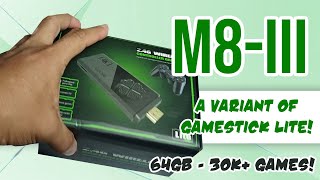 REVIEW  M8III  64GB 30KGAMES ANOTHER GAMESTICK VARIANT [upl. by Edahsalof532]