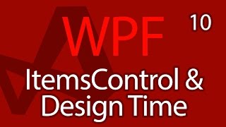 C WPF UI Tutorials 10  ItemsControl Chat List amp Design Time Data [upl. by Aihsenal73]